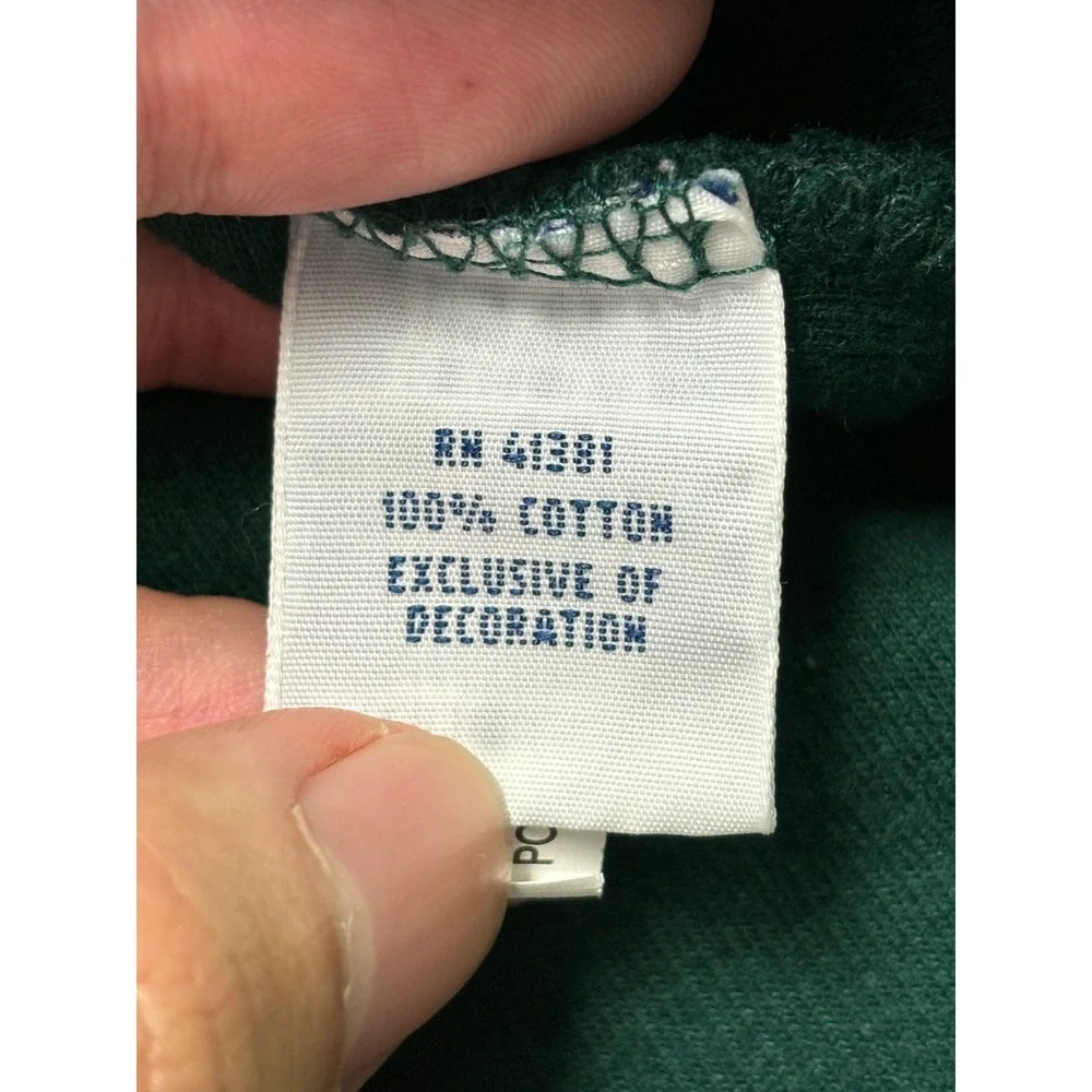 Polo Ralph Lauren Men's Green Quarter Zip Pullover‎ Sweatshirt Size XL